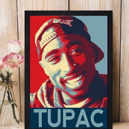 Gallery99 Multicoloured Tupac Paper Framed Wall Art-image-21