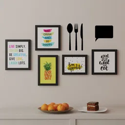 Art Street Black 7 Pieces Painting Wall Arts-image-37