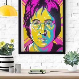 Gallery99 Multicolored John Lennon Art Print Framed Wall Art-image-14