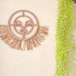 Classy Tulip Brown Beautiful African Face Wall Dcor-image-70
