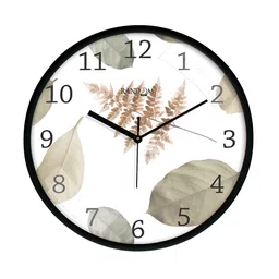 RANDOM Black & White Printed Dial Wall Clock-56