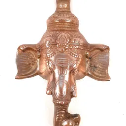 apka mart Copper Coloured Lord Ganesh Wall Hanging-24