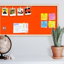 ArtzFolio Brown & Red Wooden Bulletin Board Wall Decor-27