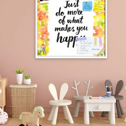ArtzFolio White & Yellow Motivational Quote Printed Wooden Bulletin Board-image-69
