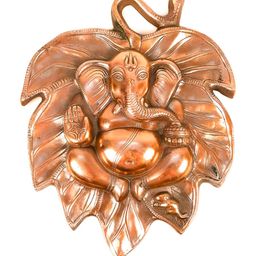 apka mart Copper Toned Lord Ganesh Wall Hanging-58