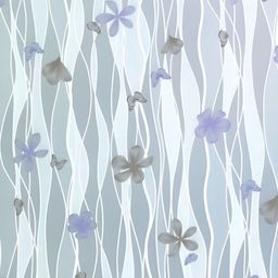 Jaamso Royals White & Grey Printed Self-Adhesive Waterproof Window Sticker-image-88