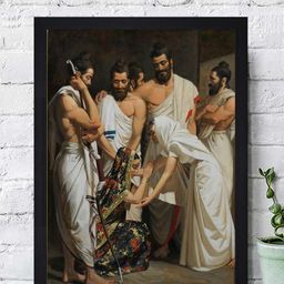 Gallery99 Multicoloured The Pandava Paper Framed Wall Art-image-37