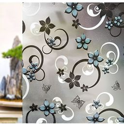 Jaamso Royals Black & Blue Printed Self-Adhesive Waterproof Window Sticker-picture-6