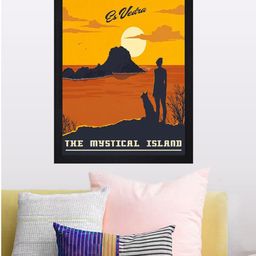 Gallery99 Ibiza-Spain Texture Paper Framed Wall Art-image-59