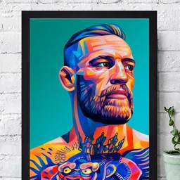 Gallery99 Multicolored Conor Mc Greor Art Print Framed Wall Art-29