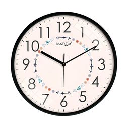 RANDOM Black & White Printed Analogue Wall Clock-38