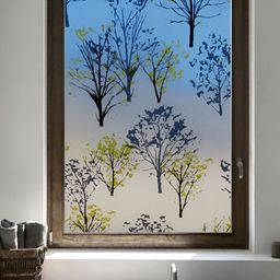 Jaamso Royals Black & Green Printed Self-Adhesive Waterproof Window Sticker-image-96