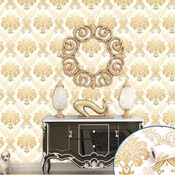 HOMEMATES Beige Printed Waterproof Wall Sticker-image-61