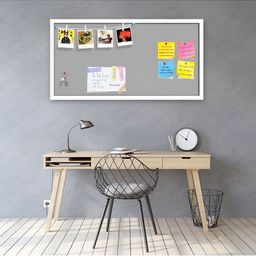 ArtzFolio White & Grey Wooden Bulletin Board-image-65