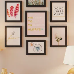 Art Street Black 7 Pieces Motivational Painting Wall Arts-image-15