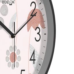 RANDOM Black & Grey Printed Dial Wall Clock image 5
