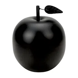 Hind Decor Black Metal Apple Figurine Elegant Nature-Inspired Showpiece-26