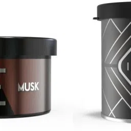 ONE MUSK & GEL Can- CARBON BLACK Car Freshener Blocks-15
