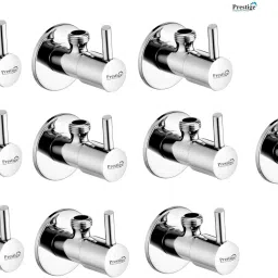 . Chrome Plated Stainless Steel Turbo Angel Valve Set of -10 Angle Cock Faucet-image-78