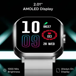boAt Ultima Select w/ 2.01" AMOLED Display, BT Calling, Functional Crown, QR Code Smartwatch image 2