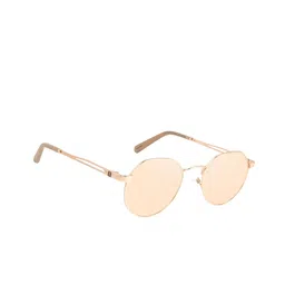 Chilli Beans Unisex Beige Lens & Rose Gold Round Sunglass UV Protected OCMT31722395-20