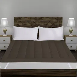 Comfowell Brown Quilted Cotton Water Resistant Mattress Protector-image-18