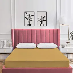 Wakeup India Brown Water Resistant Queen Mattress Protector-image-24