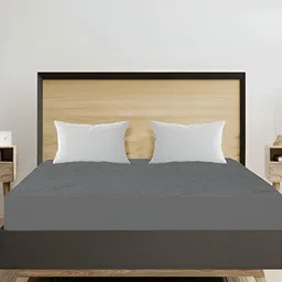 Comfowell Grey Cotton Water Resistant King Size Fitted Mattress Protector-image-80