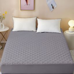 Comfowell Grey Polyester Water Resistant King Mattress Protector-15