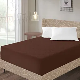 RF RELAXFEEL Brown Polyester Water Resistant Mattress Protector-picture-9