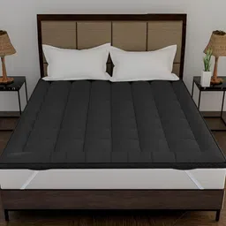 Comfowell Black Quilted Cotton Queen Size Water Resistant Mattress Protector-image-82