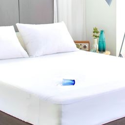 RF RELAXFEEL White Fitted King Size Cotton Water Resistant Mattress Protector-image-15
