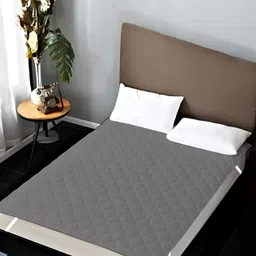 Comfowell Grey Elastic Strap King Size Waterproof Mattress Cover-image-5