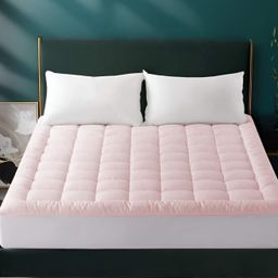 Comfowell Pink Cotton Water Resistant King Mattress Protector-image-96
