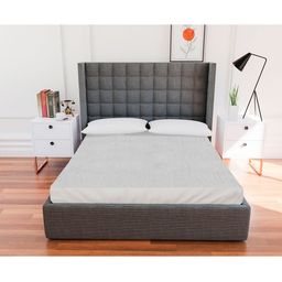 AVI White Solid Queen Size Waterproof Mattress Protector-image-11