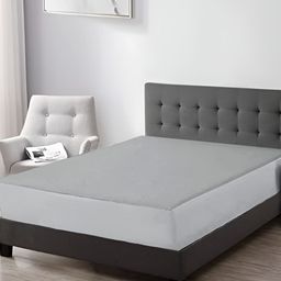 RF RELAXFEEL Grey Fitted King Size Cotton Water Resistant Mattress Protector-image-125