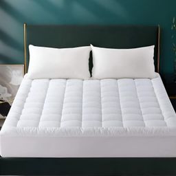 Comfowell White Quilted Cotton Water Resistant Mattress Protector-picture-35