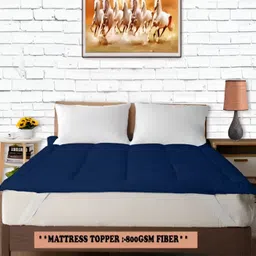 Comfowell Blue Quilted Cotton King Size Water Resistant Mattress Protector-image-70