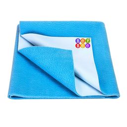 BeyBee Kids Blue Cotton Mattress Protector-image-74