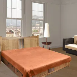 Aura Gold-Toned Textured Water Resistant Mattress Protector-image-19