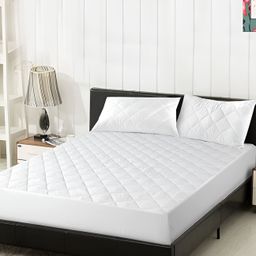Comfowell White Fitted Queen Size Water Resistant Mattress Protector-image-42