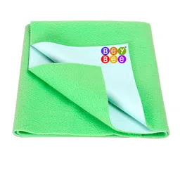 BeyBee Kids Green Cotton Mattress Protector-picture-22