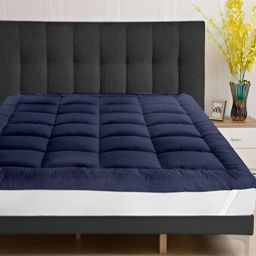 Comfowell Blue Cotton Queen Water Resistant Mattress Protector-picture-22