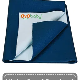 OyO Baby Kids Navy-Blue Waterproof Mattress Protector-8