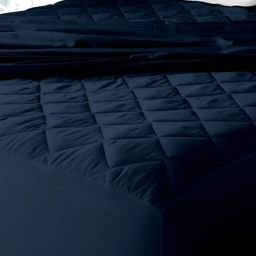 RF RELAXFEEL Blue Polyester Water Resistant Fitted Mattress Protector-picture-8