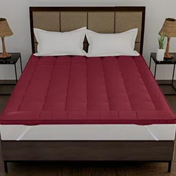 Comfowell Maroon Cotton Water Resistant Mattress Protector-image-106