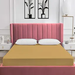 RF RELAXFEEL Beige Cotton Fitted King Size Water Resistant Mattress Protector-image-95