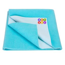 BeyBee Kids Blue Cotton Mattress Protector-image-29