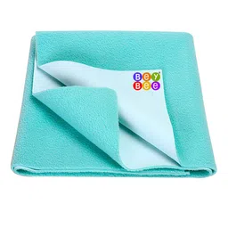 BeyBee Kids Sea Green Cotton Mattress Protector-picture-26
