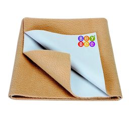 BeyBee Kids Beige Cotton Waterproof & Anti-Dust Extra Large Dry Sheet-image-87